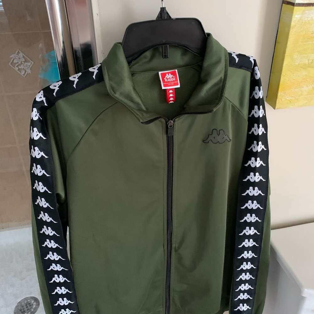 Kappa green zip up